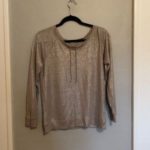 J Crew off-the-shoulder top